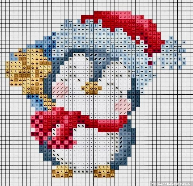 Схемы для вышивки: новогодняя подборка миниатюр и идей