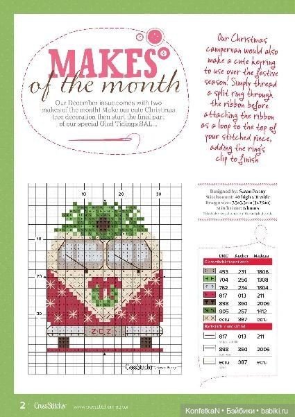 Схемы для вышивки: новогодняя подборка миниатюр и идей (фото 10)