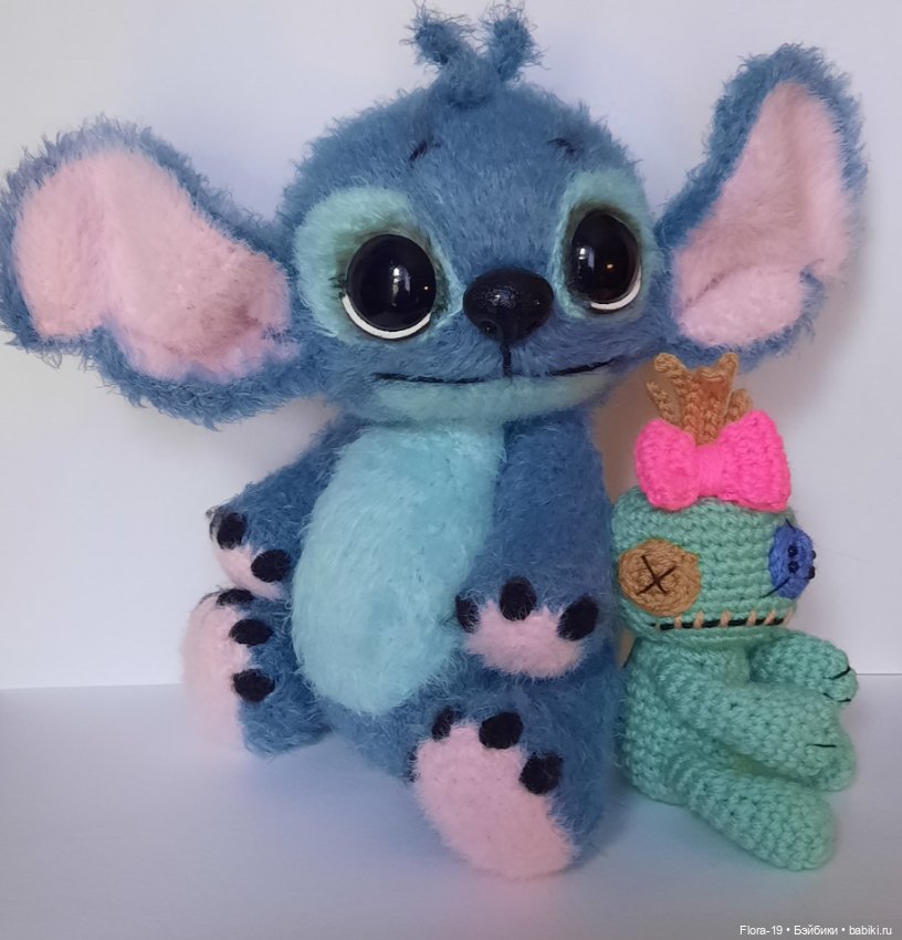 Стич и Эндже — Вязаные игрушки и амигуруми: крючком