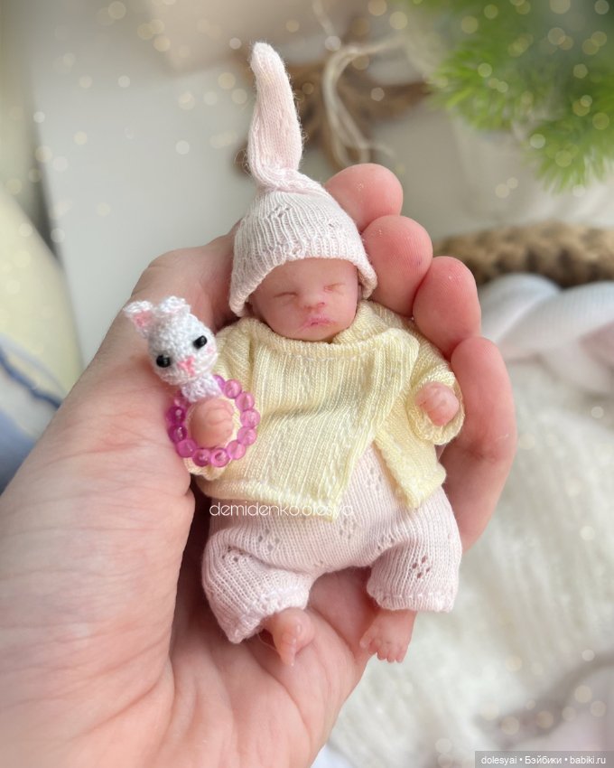 Крошечная кукла младенец Ариша 💞 (фото 4)