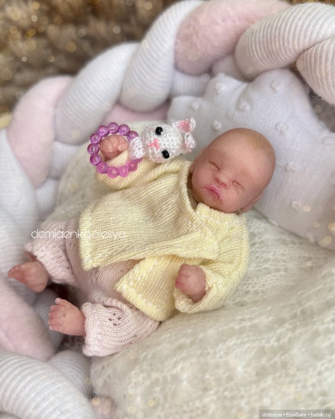 Крошечная кукла младенец Ариша 💞 (фото 3)