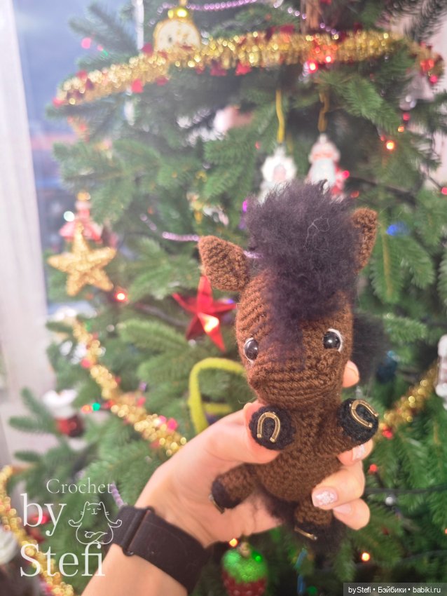 Лошадки к 2026 году — Вязаные игрушки и амигуруми: крючком (фото 7)