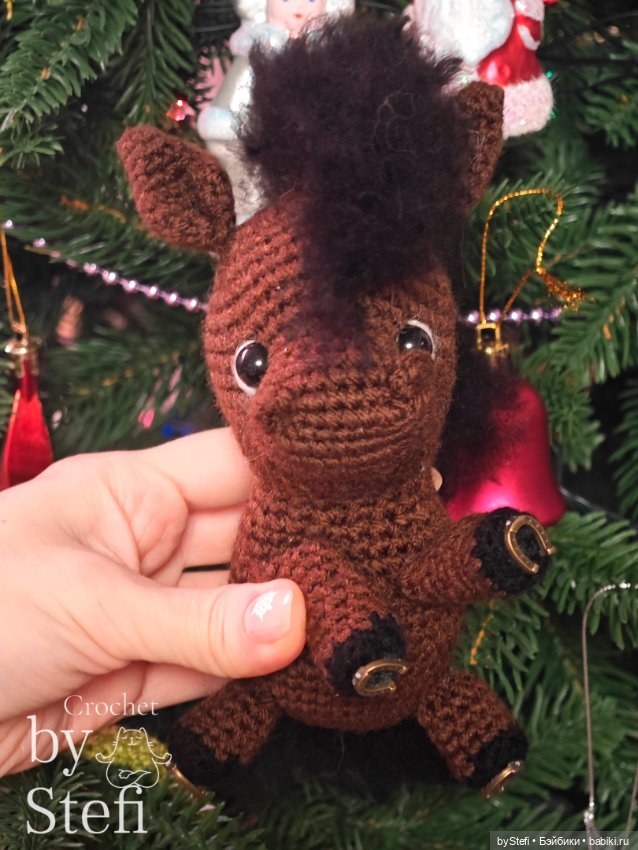 Лошадки к 2026 году — Вязаные игрушки и амигуруми: крючком (фото 6)