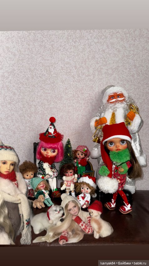 Новогодние наряды — Разные шарнирные куклы (не БЖД): редкие