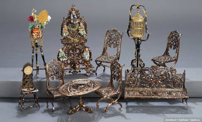 Мебель из металла для миньонет