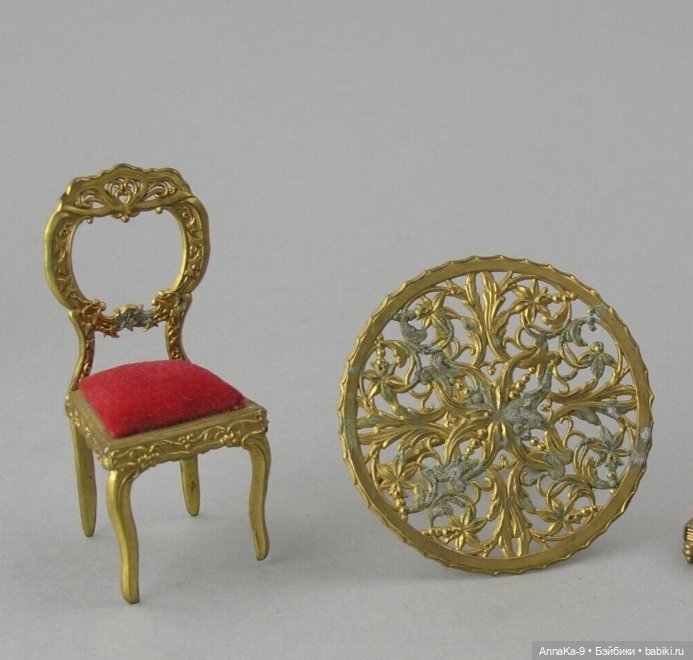 Мебель из металла для миньонет