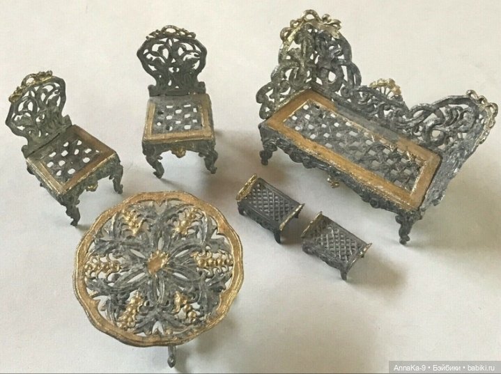 Мебель из металла для миньонет