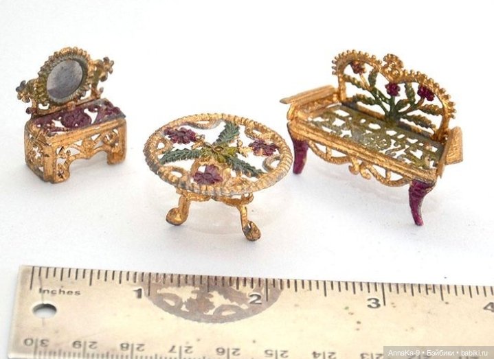 Мебель из металла для миньонет