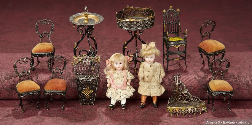 Мебель из металла для миньонет