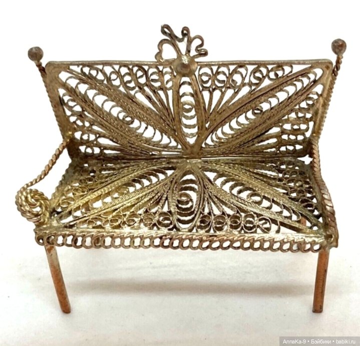 Мебель из металла для миньонет