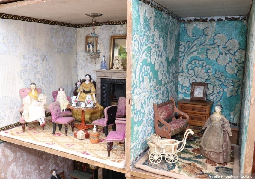 Антикварные домики — Антикварные куклы Mignonette (Миньонетта): карманные (фото 5)