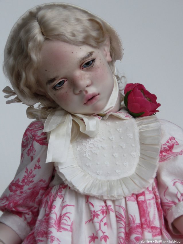 Фарфоровая кукла Ивон/Yvonne 60см