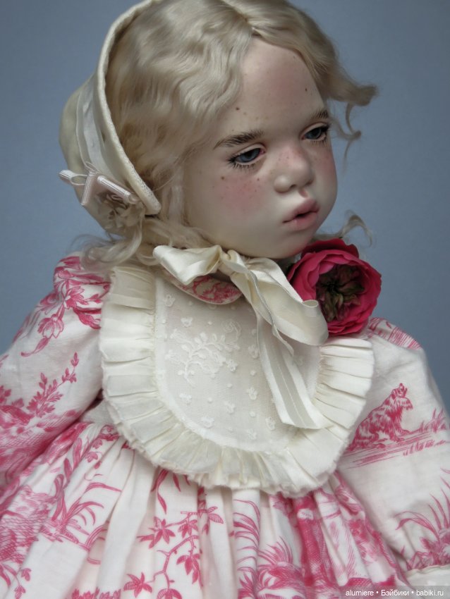 Фарфоровая кукла Ивон/Yvonne 60см (фото 7)