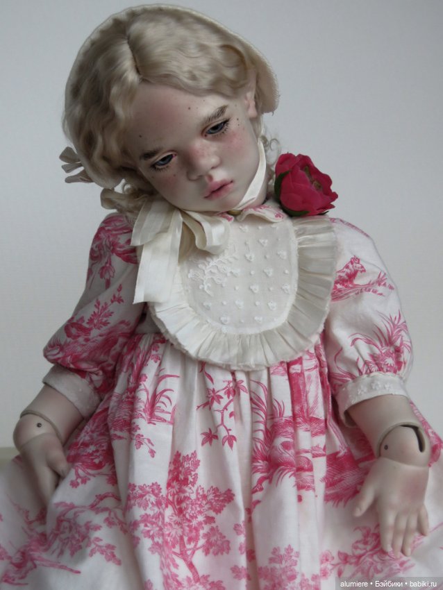 Фарфоровая кукла Ивон/Yvonne 60см (фото 5)
