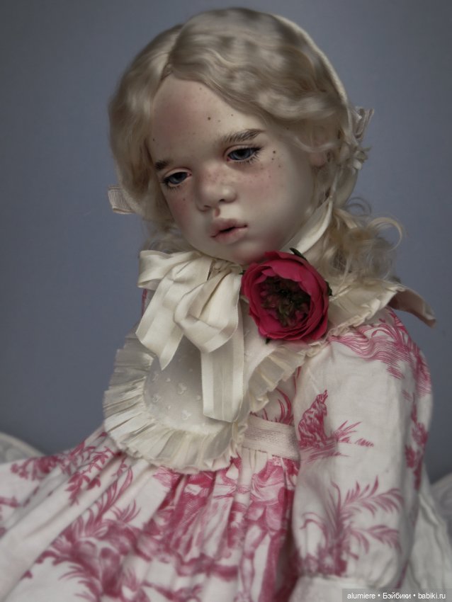 Фарфоровая кукла Ивон/Yvonne 60см (фото 4)