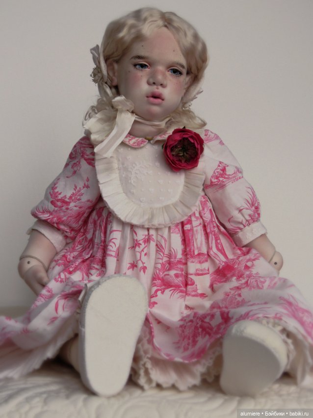 Фарфоровая кукла Ивон/Yvonne 60см (фото 9)