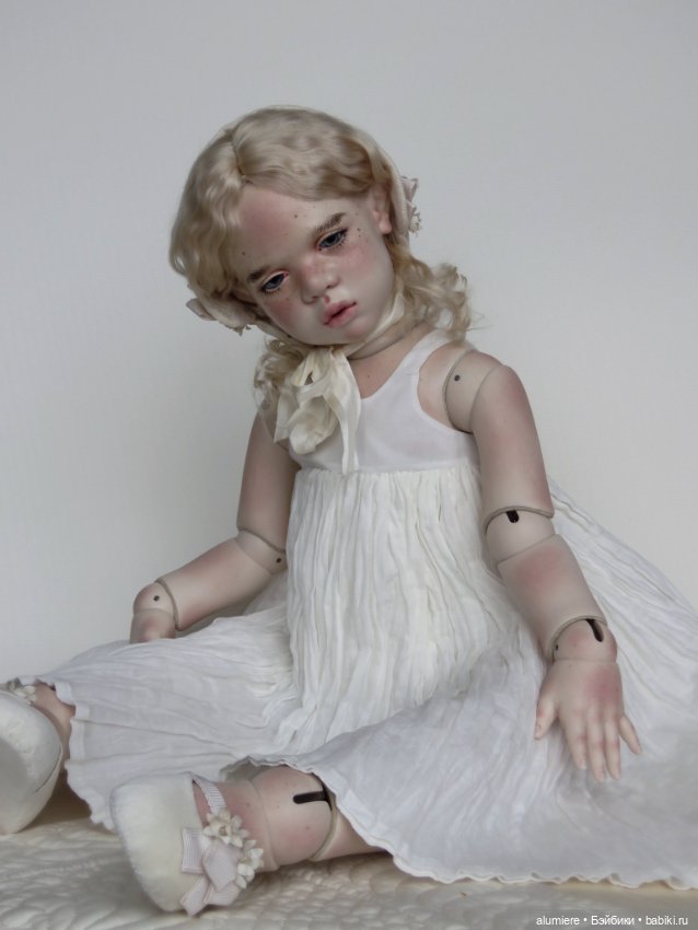 Фарфоровая кукла Ивон/Yvonne 60см (фото 10)