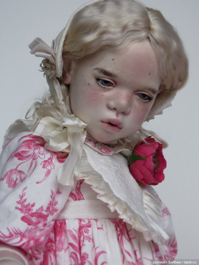 Фарфоровая кукла Ивон/Yvonne 60см (фото 6)