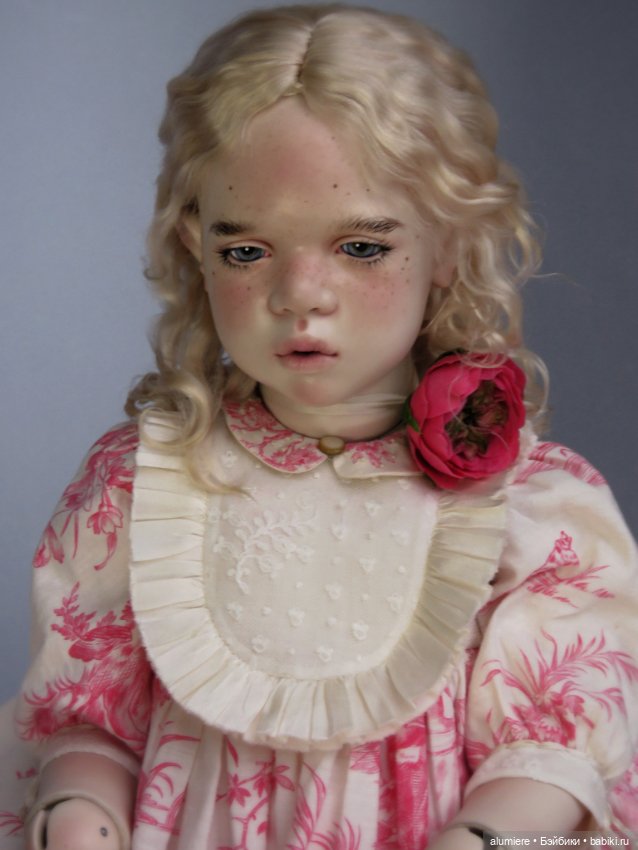 Фарфоровая кукла Ивон/Yvonne 60см