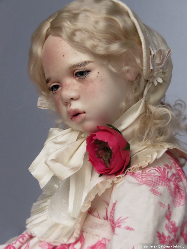 Фарфоровая кукла Ивон/Yvonne 60см