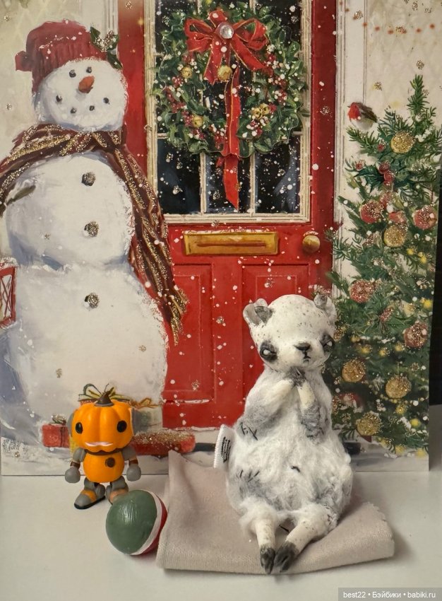 Домашняя 🐐 Римка — Домашние фото авторских игрушек: Тедди (фото 3)