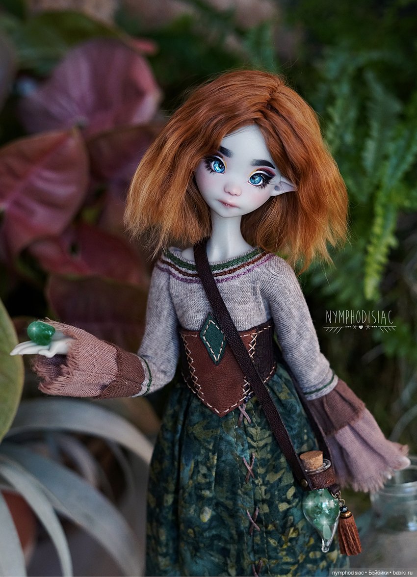 Собирательница морских стеклышек - авторский наряд для куклы 1/6 (фото 2)