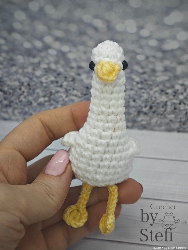 Покажу мини-гусика — Вязаные игрушки и амигуруми: крючком (фото 4)