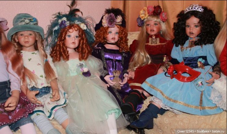 Фарфоровые красавицы от мастера Донны Руберт или часть моей коллекции (фото 2)