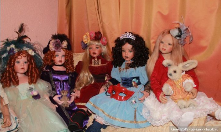 Фарфоровые красавицы от мастера Донны Руберт или часть моей коллекции