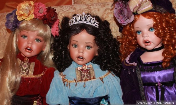 Фарфоровые красавицы от мастера Донны Руберт или часть моей коллекции