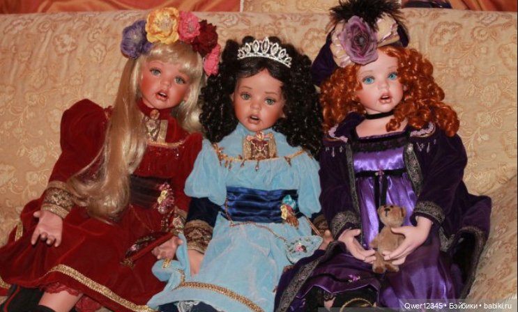 Фарфоровые красавицы от мастера Донны Руберт или часть моей коллекции