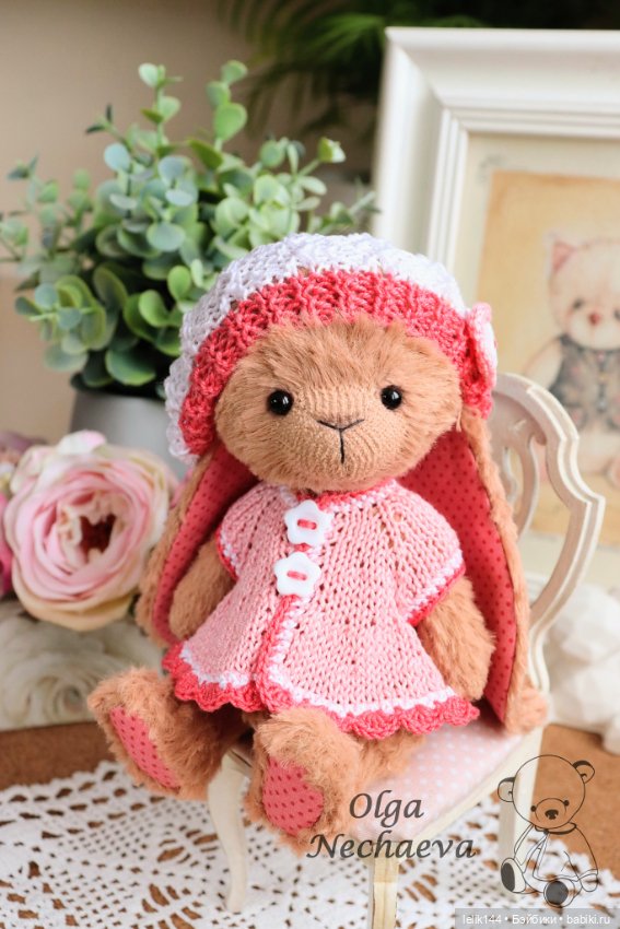 Зайка Белла — Авторские мишки Тедди и друзья: фото