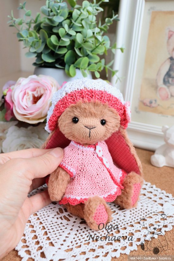 Зайка Белла — Авторские мишки Тедди и друзья: фото (фото 4)