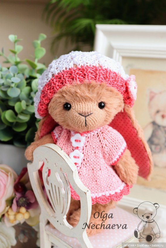 Зайка Белла — Авторские мишки Тедди и друзья: фото (фото 3)