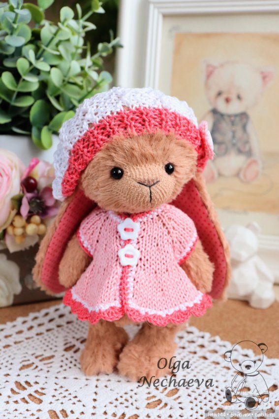 Зайка Белла — Авторские мишки Тедди и друзья: фото (фото 2)