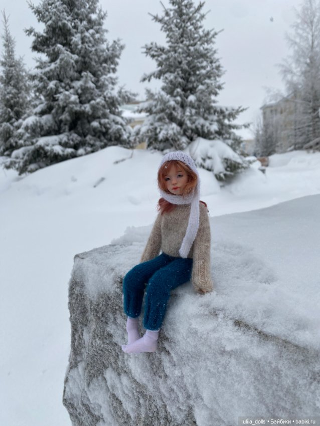 Либел на зимней прогулке — Домашние фото авторских кукол: личные коллекции (фото 3)