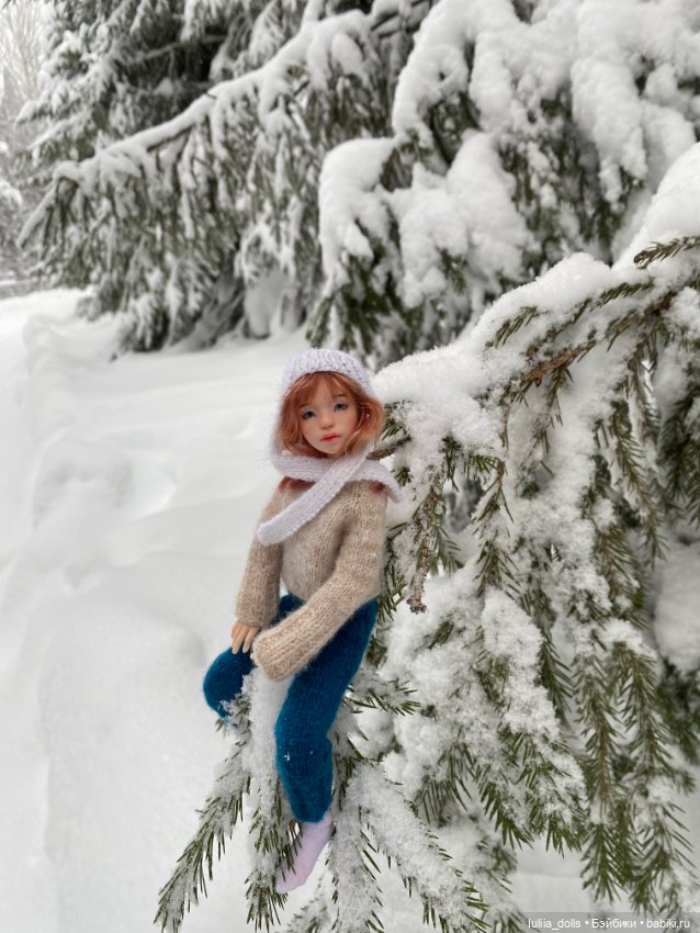 Либел на зимней прогулке — Домашние фото авторских кукол: личные коллекции (фото 5)