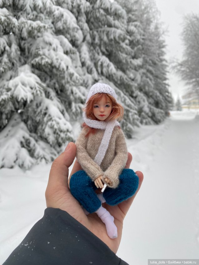 Либел на зимней прогулке — Домашние фото авторских кукол: личные коллекции (фото 2)