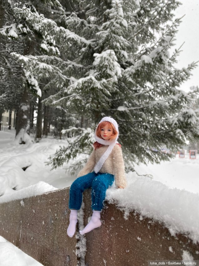 Либел на зимней прогулке — Домашние фото авторских кукол: личные коллекции (фото 4)