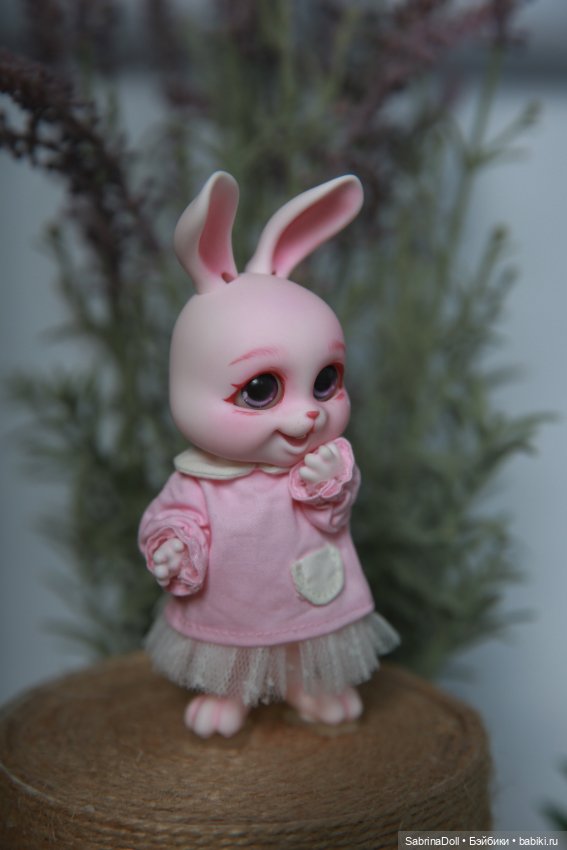 Сладкий розовый зайчик — Куклы Dollshe Craft (Доллше): BJD (БЖД)