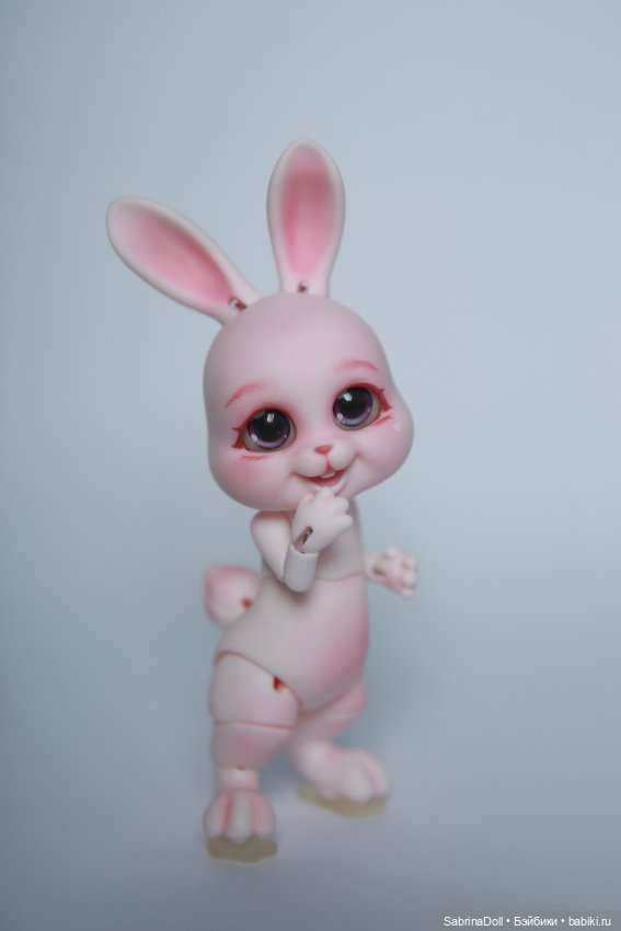 Сладкий розовый зайчик — Куклы Dollshe Craft (Доллше): BJD (БЖД)