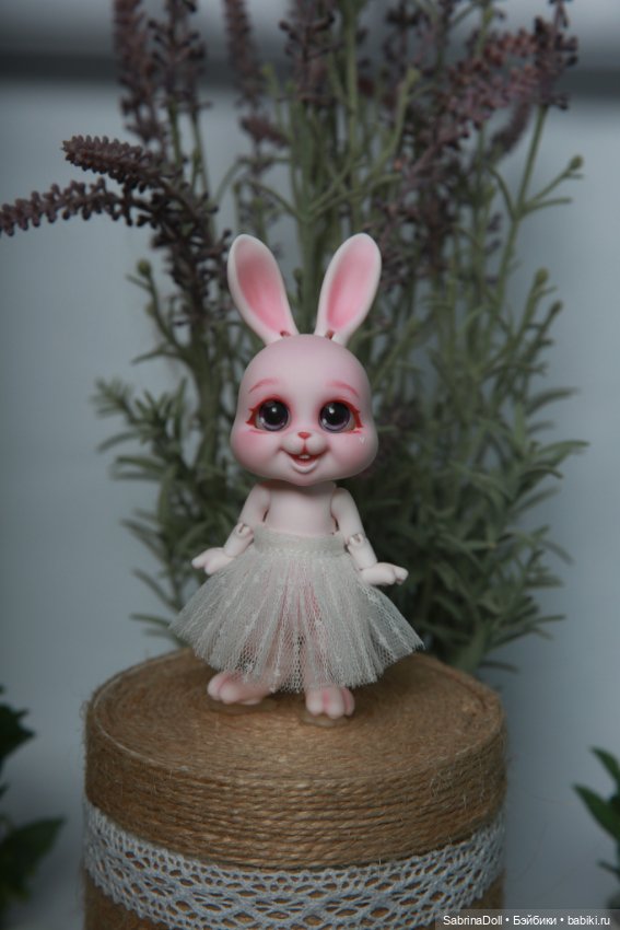 Сладкий розовый зайчик — Куклы Dollshe Craft (Доллше): BJD (БЖД)