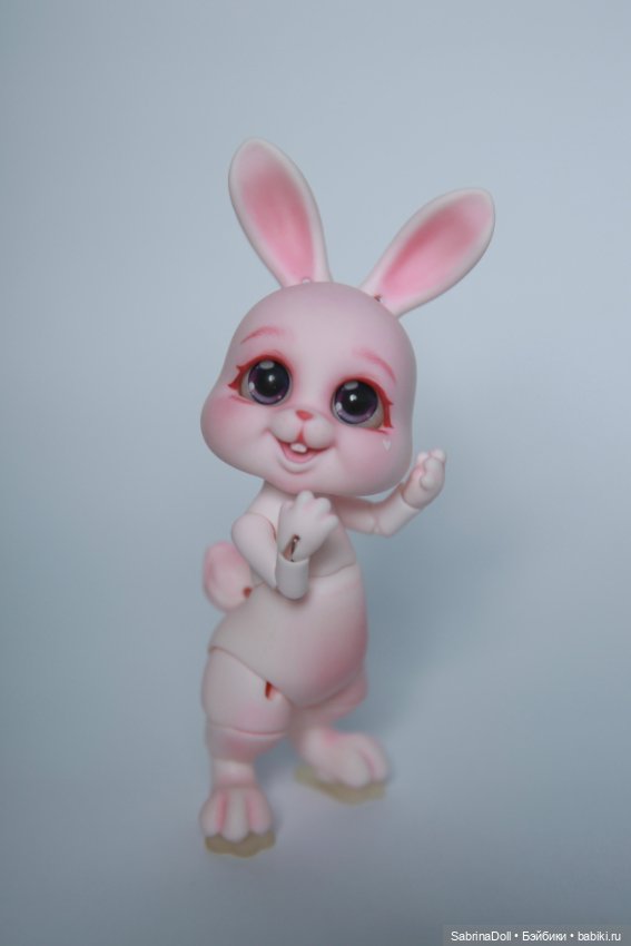 Сладкий розовый зайчик — Куклы Dollshe Craft (Доллше): BJD (БЖД)