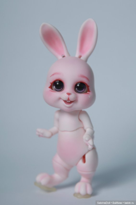 Сладкий розовый зайчик — Куклы Dollshe Craft (Доллше): BJD (БЖД)