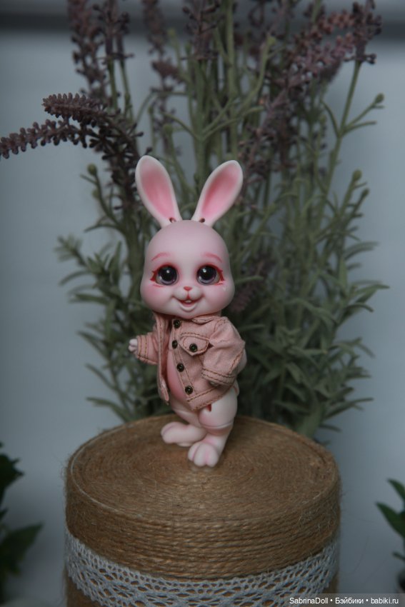 Сладкий розовый зайчик — Куклы Dollshe Craft (Доллше): BJD (БЖД)