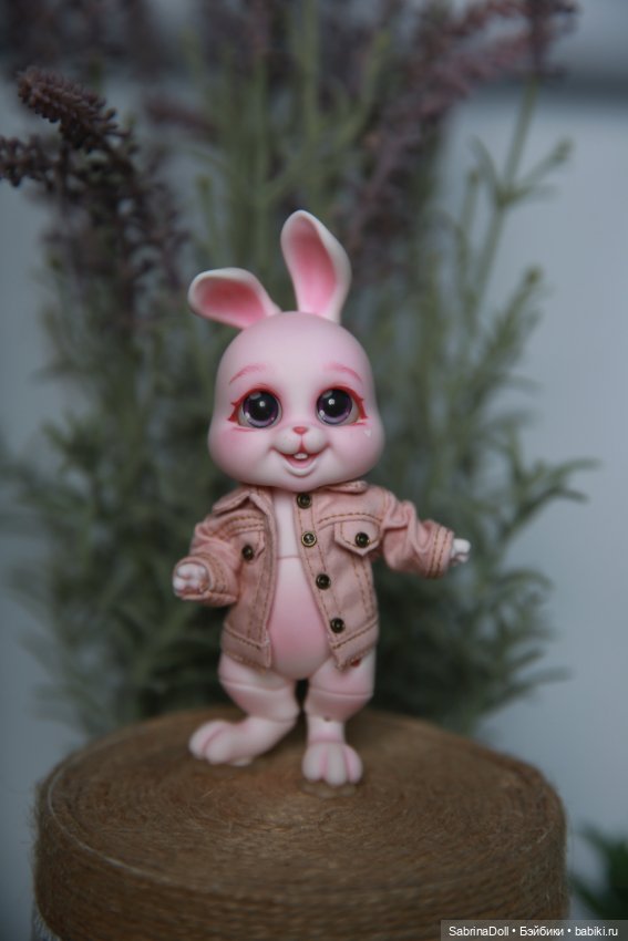 Сладкий розовый зайчик — Куклы Dollshe Craft (Доллше): BJD (БЖД)