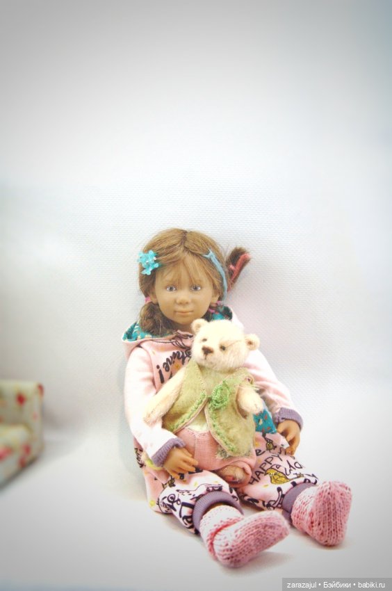 Весенний мишка и моя новая куклодоченька) (фото 5)