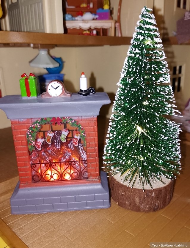Камин и елочка для Себастиана. Нендороид. Дом Сельвания фемелис (фото 4)