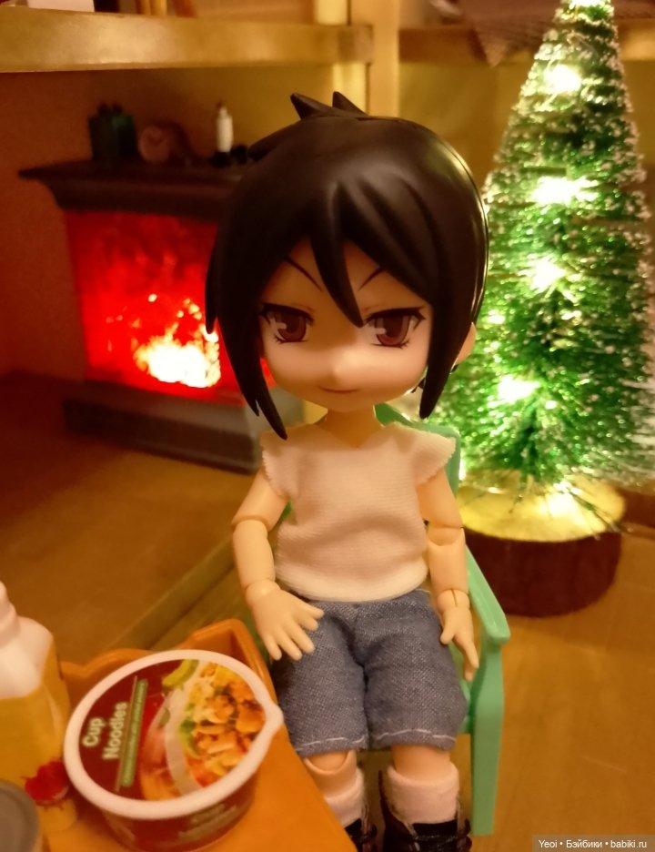Камин и елочка для Себастиана. Нендороид. Дом Сельвания фемелис (фото 2)