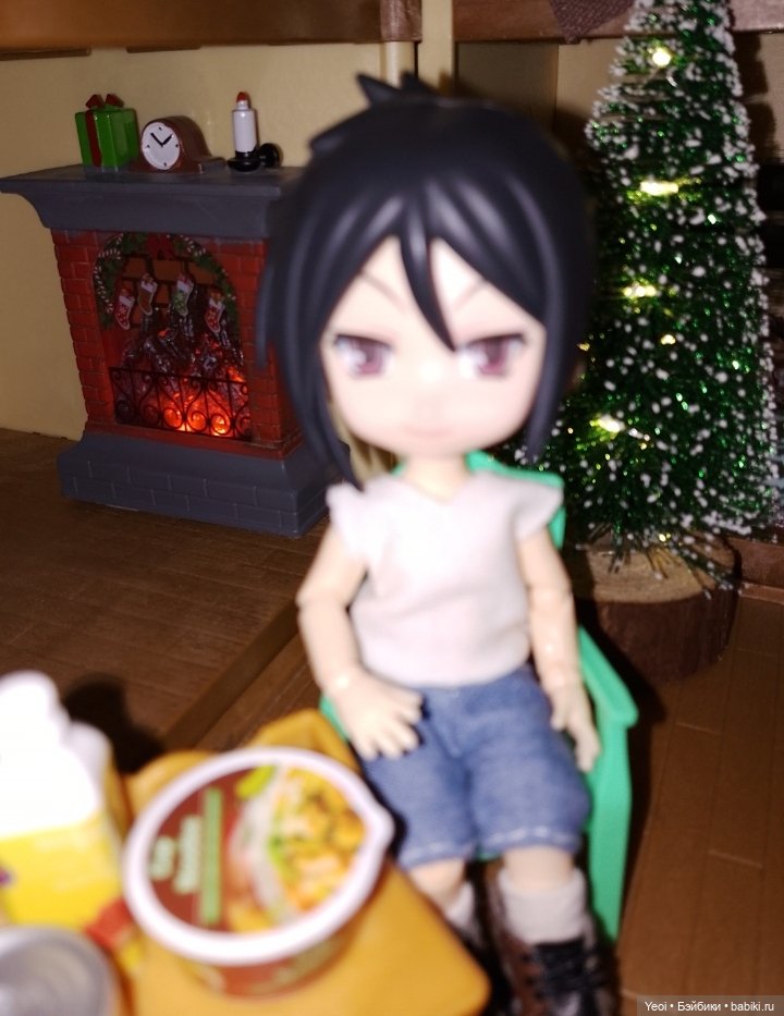 Камин и елочка для Себастиана. Нендороид. Дом Сельвания фемелис (фото 10)